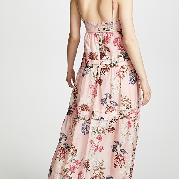 nicholas garden rose maxi